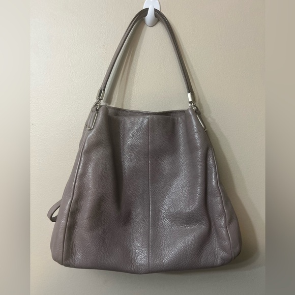 Coach Gray Leather Hobo Bag with Slouchy Silhouette#26224 - Picture 9 of 15